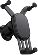 Автотримач для телефона Baseus Stable Gravitational Car Mount Air (Air Outlet Version) Black (SUWX020001) - изображение 1