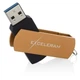 USB флеш накопитель eXceleram 64GB P2 Series Brown/Black USB 3.1 Gen 1 (EXP2U3BRB64) - изображение 3