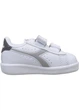 Кроссовки Diadora Game P TD, размер 23, искусственная кожа, белый, серый - изображение 2