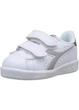 Кроссовки Diadora Game P TD, размер 23, искусственная кожа, белый, серый - изображение 4