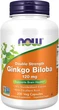 Гинкго Билоба Now Foods Ginkgo Biloba (Double Strength), 120 мг 200 капсул - изображение 1