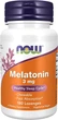 Мелатонін Now Foods, Melatonin 3 мг, 180 пастилок - зображення 1