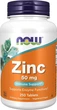 Цинк Now Foods, Zinc (Gluconate) 50 мг, 250 таблеток - изображение 1