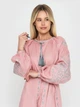 Вишита сукня Narodnyy Butik Квітучий сад пудра льон 1507.1/46 - изображение 5