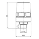 Амортизатор гидроударов Roho R1250-050 - 1/2" Н, PN50 (RO0142) ( 23195 ) - изображение 2