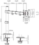 Uchwyt monitora 17-32" Gembird MA-D1-01 - obraz 2