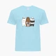Дитяча футболка для хлопчиків Вся правда про ведмедів (We Bare Bears) (25186-2892-34) 134-140 см Бавовна Блакитна - зображення 4