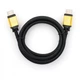 Кабель мультимедийный HDMI M to HDMI M 1.5m V2.0 Vinga (VCPDCHDMI2VMM1.5BK) - изображение 1