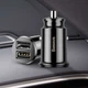 Автомобильное зарядное устройство для гаджетов в прикуривателе Grain Car Charger 3.1A Black, Baseus CCALL-ML01 - изображение 3