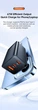 Швидкий зарядний пристрій GaN 65W Toocki (QC4.0 PD 3.0, 2хType-C USB) для iPhone, iPad, MacBook, Samsung, Xiaomi, для ноутбуків (6975600784749) - зображення 5