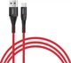 Кабель Intaleo CBRNYT1 USB-A to Type-C 1.2 м 3A Red (1283126559464) - зображення 1