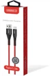Кабель Intaleo CBRNYT1 USB-A to Type-C 1.2 м 3A Red (1283126559464) - зображення 4