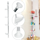 Угловая полка для ванной комнаты (320х43см) Multi Corner Shelf GY-188, Белая - зображення 3