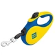 Повідець-рулетка для собак WAUDOG R-leash, малюнок "Colors of freedom", S, до 15 кг, 5 м, світловідбиваюча стрічка - зображення 4