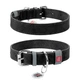 Ошейник для собак кожаный WAUDOG Classic, Ш 15 мм, Дл 27-36 см черный - изображение 1