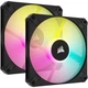 Кулер для корпусу Corsair iCUE AF120 RGB Slim Black (CO-9050163-WW) - зображення 1