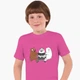 Дитяча футболка для хлопчиків Вся правда про ведмедів (We Bare Bears) (25186-2891-68) 122-128 см Бавовна Темно-рожева - зображення 1