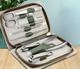 Набор для маникюра и педикюра makeup Manicure Set из нержавеющей стали в сумке 9 предметов - изображение 2