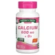 Кальций + Вітамін D3 (Natures Truth Calcium 600 mg + D3) 60 caps, вітамінно-мінеральний комплекс - зображення 1