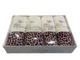 Набор полотенец Maison D'or Queen Ecru-Dark Lilac махровые 30-50 см, кремовые - изображение 2