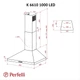Вытяжка купольная Perfelli K 6610 I 1000 LED - изображение 10