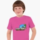 Детская футболка для мальчиков Майнкрафт (Minecraft) (25186-1170-66) 88-104 см Хлопок Темно-розовый - изображение 1