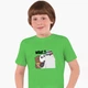Дитяча футболка для хлопчиків Вся правда про ведмедів (We Bare Bears) (25186-2902-73) 104-110 см Бавовна Темно-зелена - зображення 1