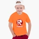 Детская футболка для мальчиков Роблокс (Roblox) (25186-1708-54) 158-164 см Хлопок Оранжевый - изображение 3