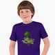 Детская футболка для мальчиков Майнкрафт (Minecraft) (25186-1177-20) 104-110 см Хлопок Фиолетовый - изображение 1