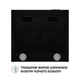 Витяжка купольна PERFELLI K 5210 BL 700 LED - изображение 5