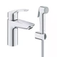 Змішувач для умивальника Grohe Eurosmart New S-Size з гігієнічним душем, хром (23124003) - изображение 1
