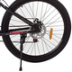 Велосипед "BELLE" PROF1 G26BELLE A26.2 26 д. Алюм.рама 17", SHIMANO 21SP, алюм., DB, FW TZ500, черно-малиновый - изображение 5