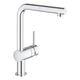 Змішувач для кухні з висувним виливом Grohe Minta (колір - хром) (32168000) - зображення 12