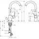 Смеситель для кухни Hansgrohe Talis M52 270 однорычажный, хром (14875000) - изображение 2