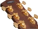 Акустическая гитара с датчиком CORT GOLD-A6 Bocote (Natural) - изображение 6