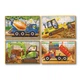 Набір з 4 пазлів Будівельні машини Melissa & Doug 48 елементів в коробці MD3792 - зображення 3