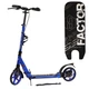 Самокат двухколесный складной Best Scooter Factor BS-72725, дисковый тормоз, амортизаторы, Синий - изображение 1