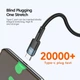 Кабель Type-c - Type-c 100W Essager PD QC4.0 FCP AFC - 1m Black - изображение 4