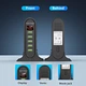 Мережевий зарядний пристрій 5xUSB зарядний пристрій для смартфонів 20W USLION US0148 Black - зображення 4