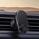 Держатель для телефона в машину Baseus Stable Gravitational Car Mount Air Outlet (4.7"&nbsp;- 6.7"). Black - изображение 8
