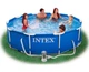 Круглый семейный каркасный бассейн Intex 28202 с фильтр-насосом (305х76 см) Metal Frame Pool - изображение 4