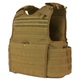 Бронежилет чехол молле Condor Enforcer Releasable Plate Carrier 201147 Coyote Brown - изображение 1