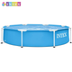 Круглый каркасный бассейн Intex 28205 NP. Размером 244x51см, объём 1828л - изображение 1