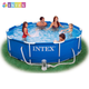 Круглый каркасный бассейн Intex 28202 NP. Фильтр-насос в комплекте. Размером 305x76см, объём 4485л, от 6 лет - изображение 3