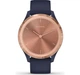 Смарт-часы Garmin Vivomove 3s Rose Gold Stainless Steel Bezel w. Navy and Silicone B. (010-02238-03) () - изображение 4
