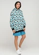 Худі "Only Women" (94-HU-24-02-turquoise Dino-M (mega oversize)) - зображення 1