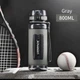 Пляшка для води Uzspace 5045 Gray 800мл - зображення 1