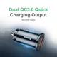 Автомобільний зарядний пристрій Baseus Circular Plastic 30W Швидка зярядка Quick Charge 3.0 2USB 5A Зарядка в авто Black (CCALL-YD01) - зображення 8
