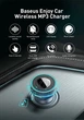 Автомобильное зарядное устройство FM-трансмиттер модулятор Baseus Enjoy Car Wireless MP3 Charger (Wireless 5.0+5V/3.4A) Зарядка в авто Black - изображение 14