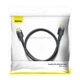 Кабель Baseus Cafule 4KHDMI Male To 4KHDMI Male Adapter Cable 1m Black - изображение 2